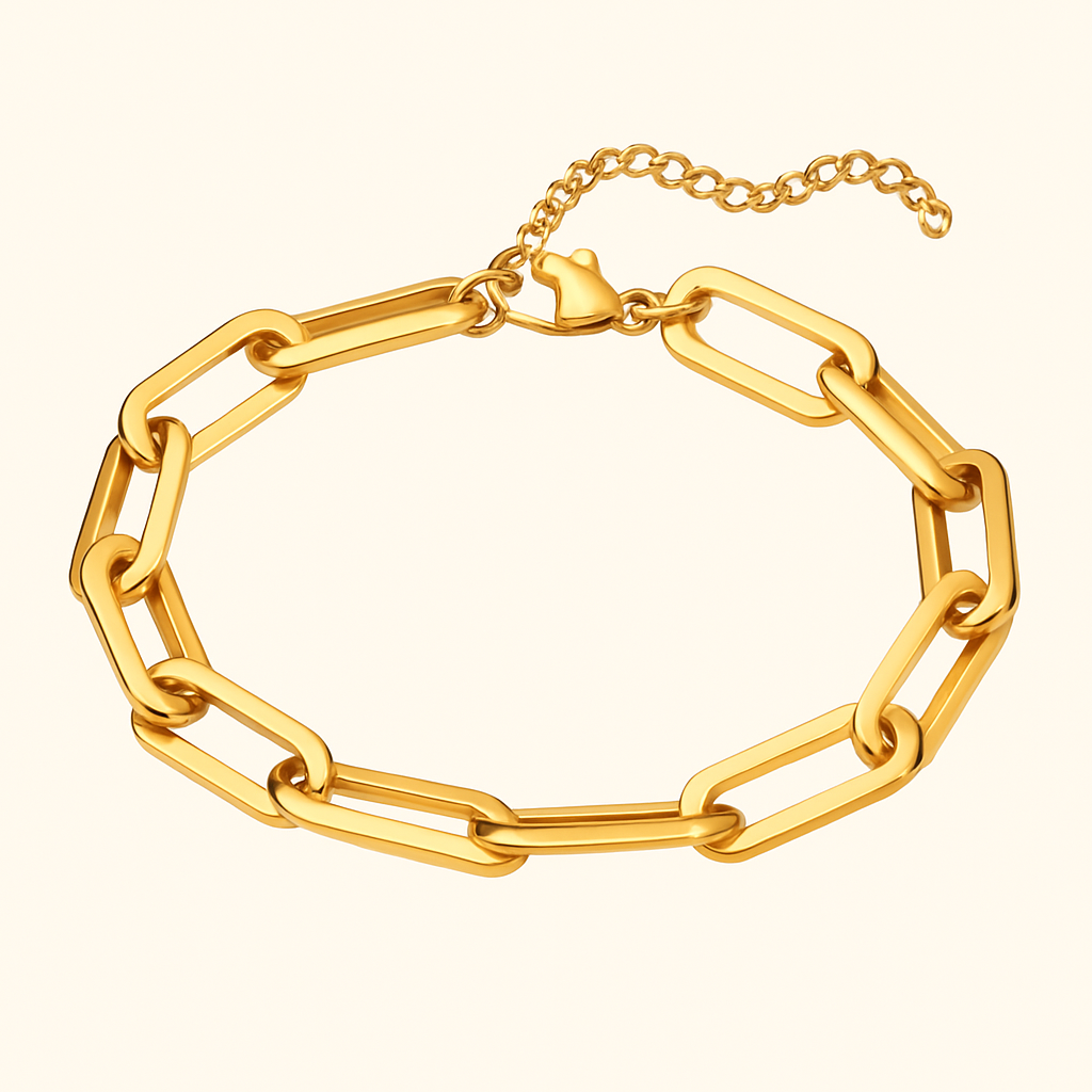 JESSIE Paperclip-Armband