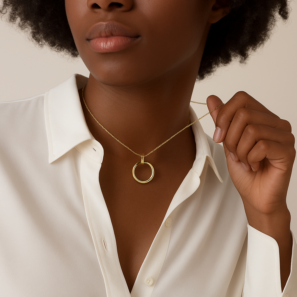 NAGEL Goldkette mit Zirkon