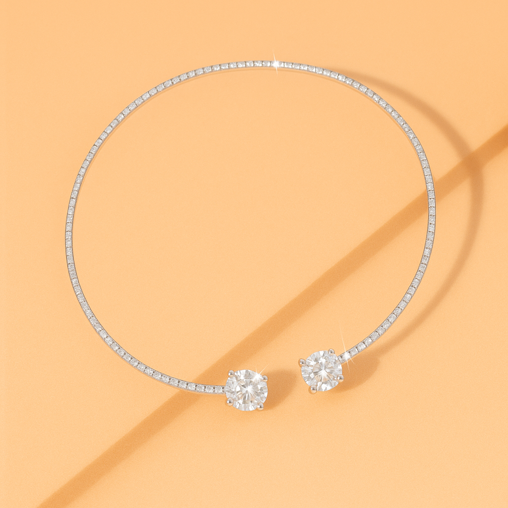 CRISTAL Diamant Halskette