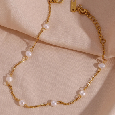 CALI Perlen Anklet | Gold