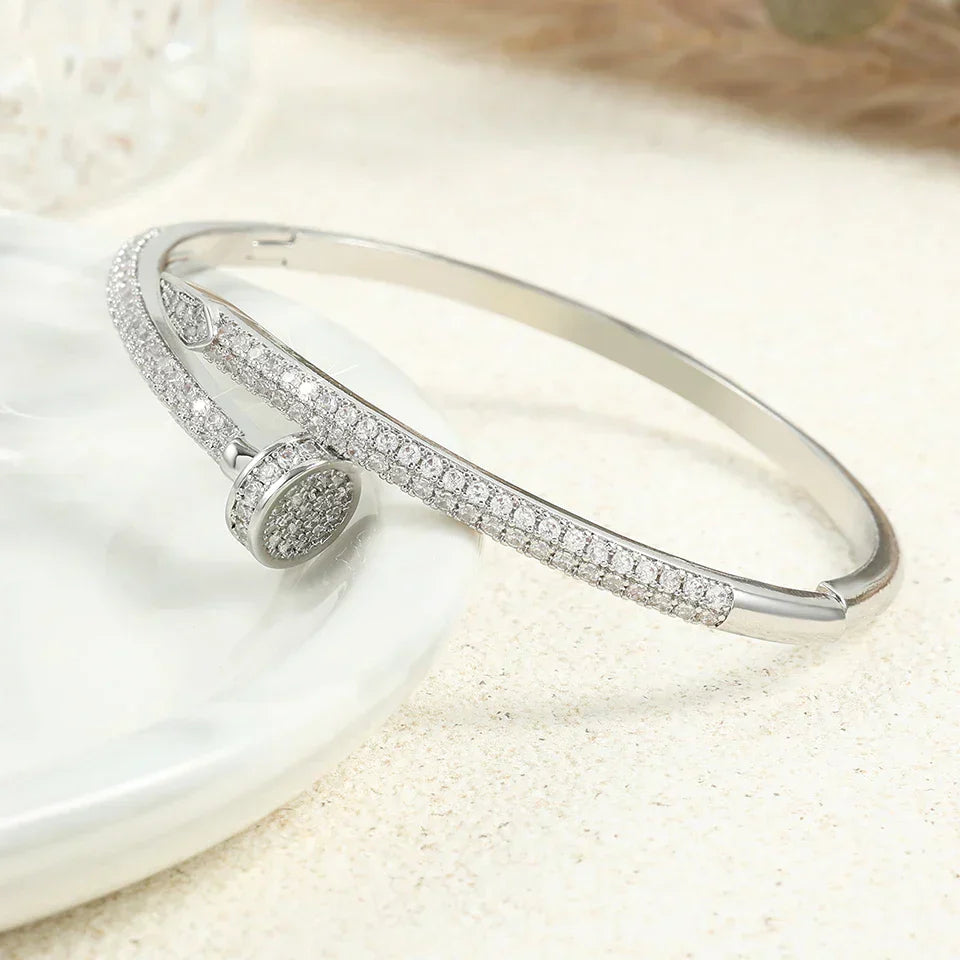 SPIJKER Deluxe Armband met Zirkonia