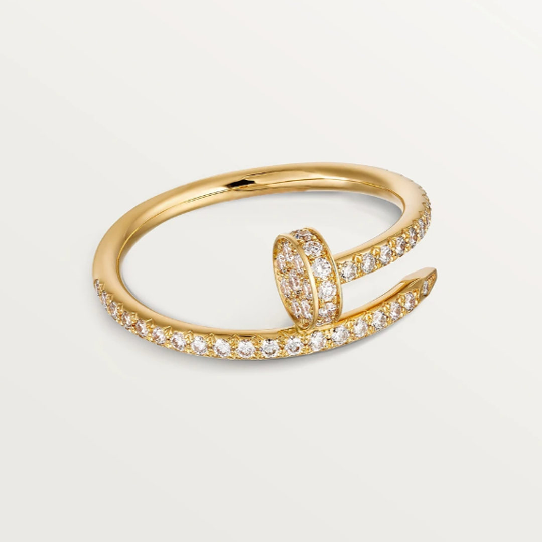 SPIJKER Elegante Ring met Zirkonia