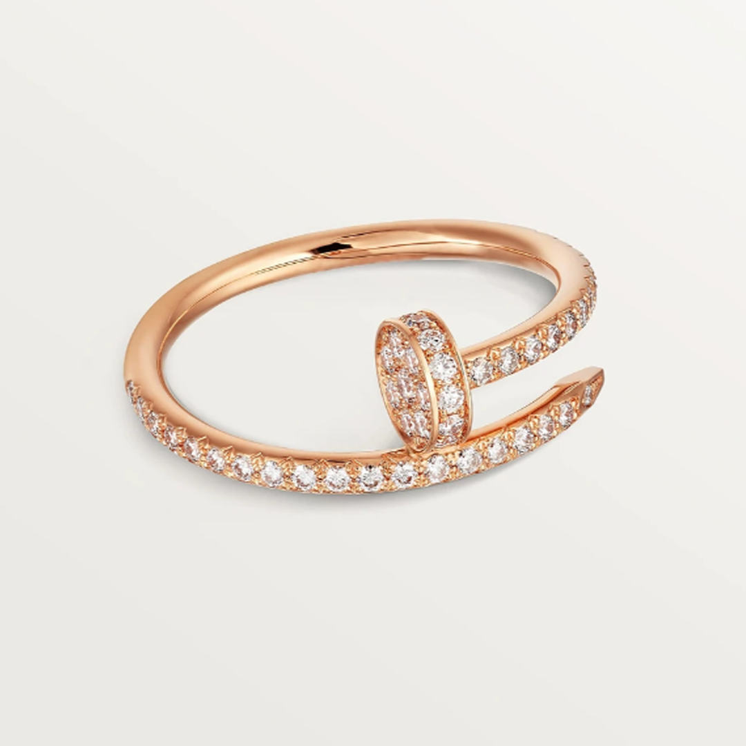 SPIJKER Elegante Ring met Zirkonia