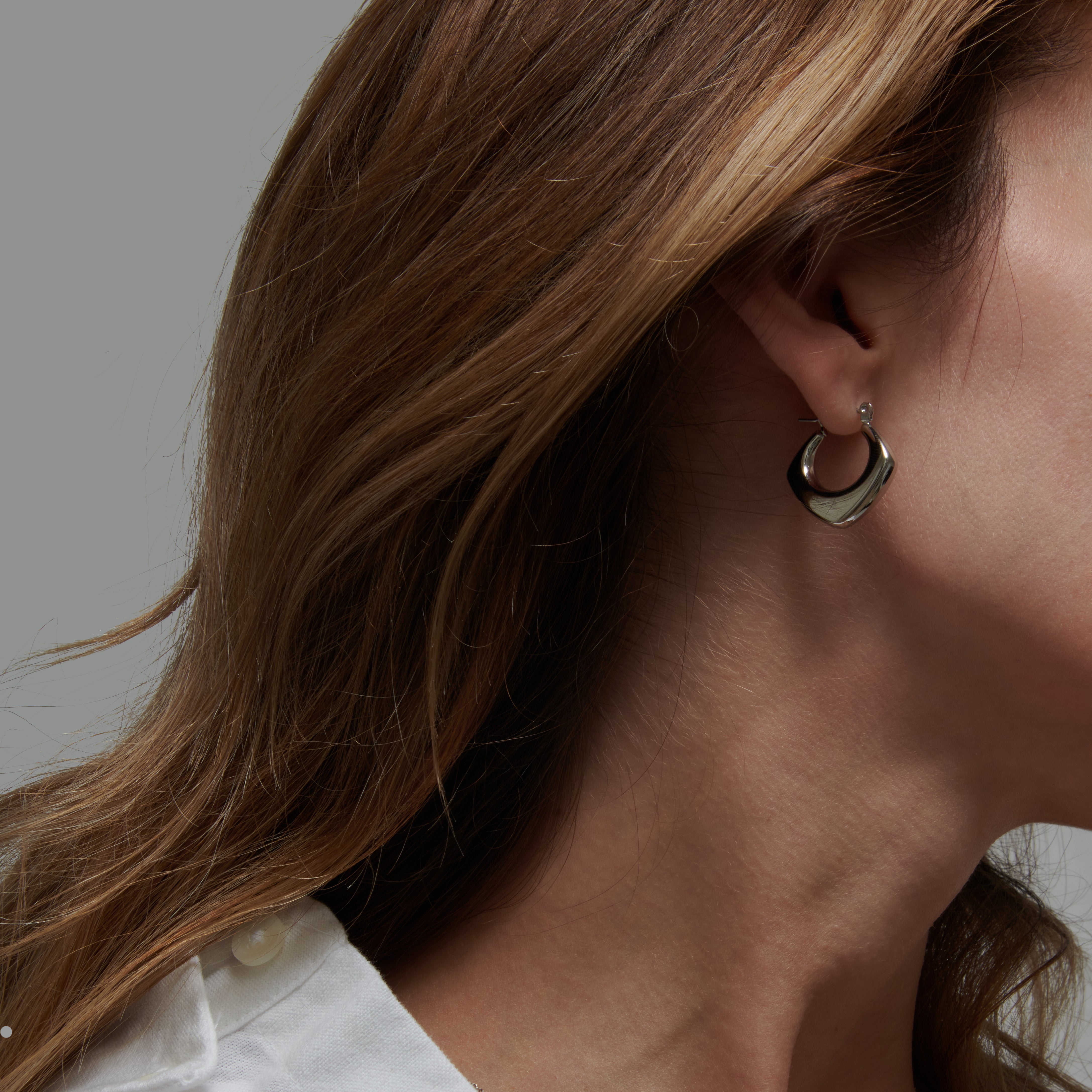RHOMBUS Golden Hoops