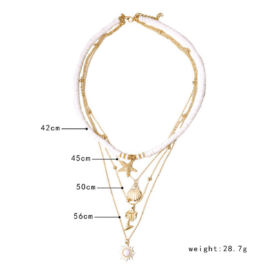 RETRO SEA Layered Necklace