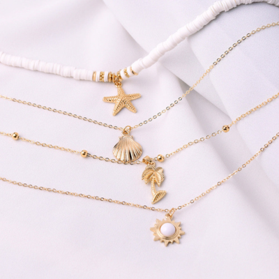 RETRO SEA Layered Necklace
