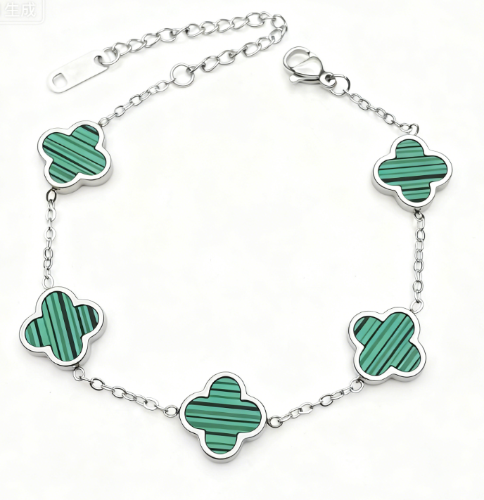 CLOVER Zilveren Armband