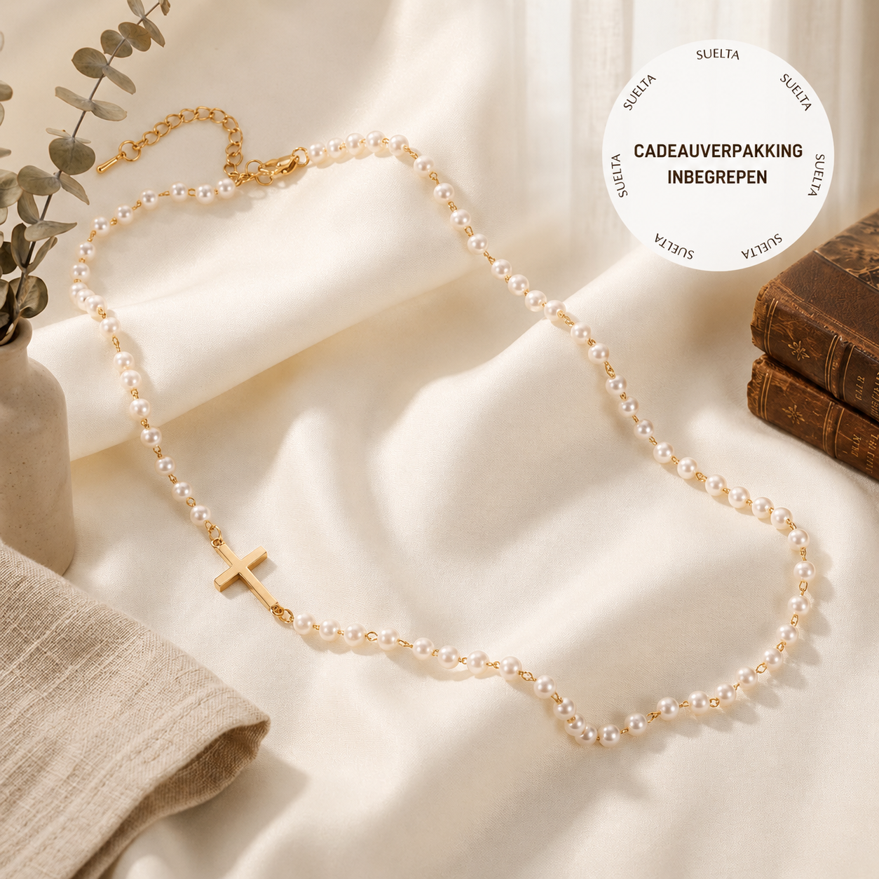 Gracia | Parelketting met Kruis